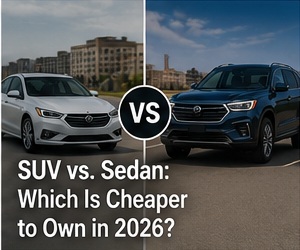 SUV vs. Sedan: Which Is Cheaper to Own in 2026?